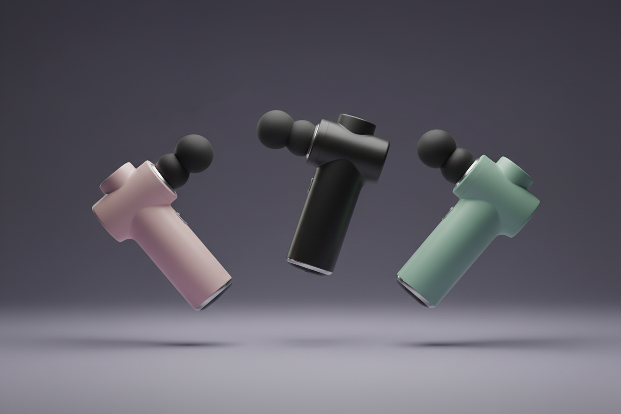 Mini Fascia Gun Hero Banner - Dark Style