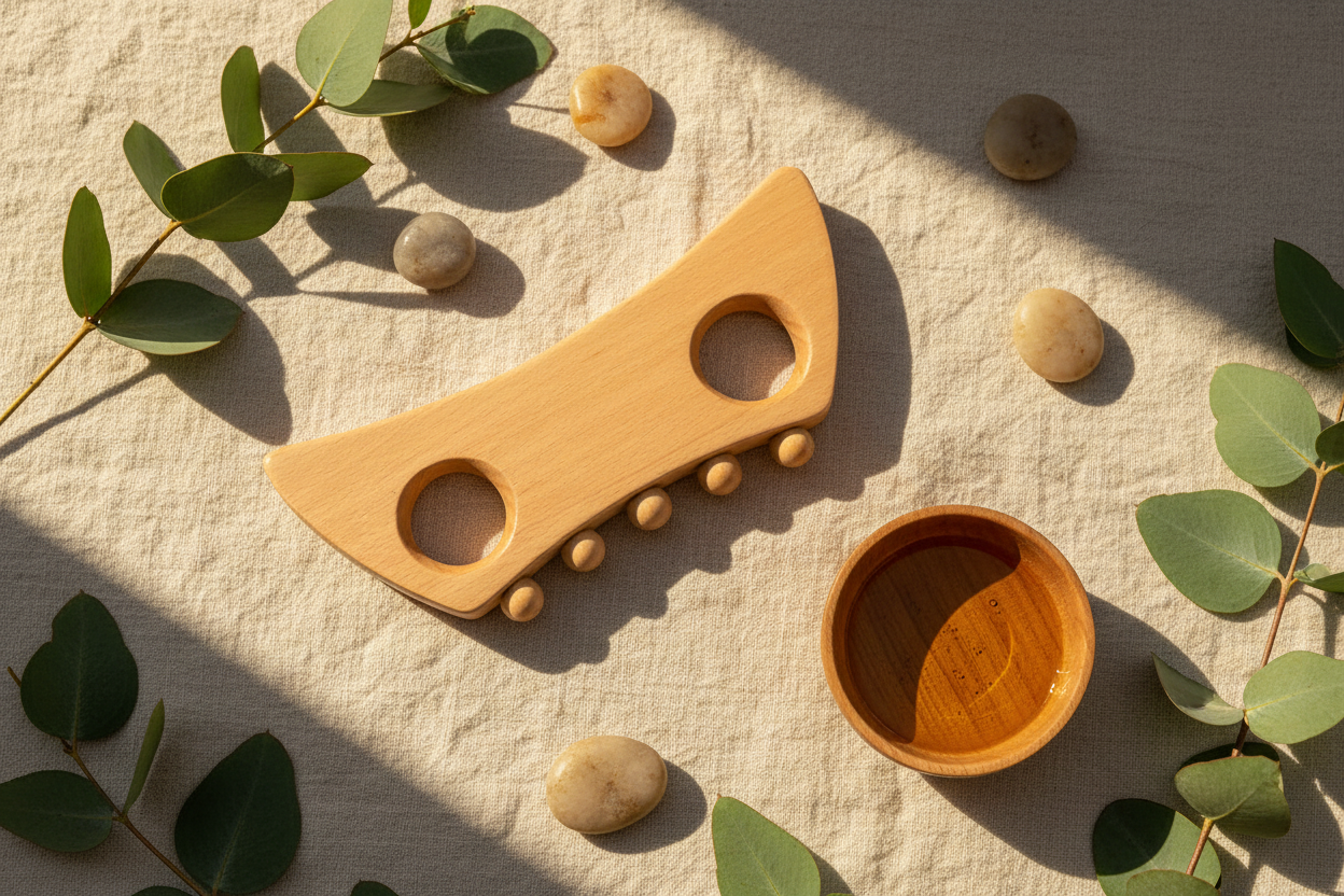 Wooden Massage Board Natural Hero